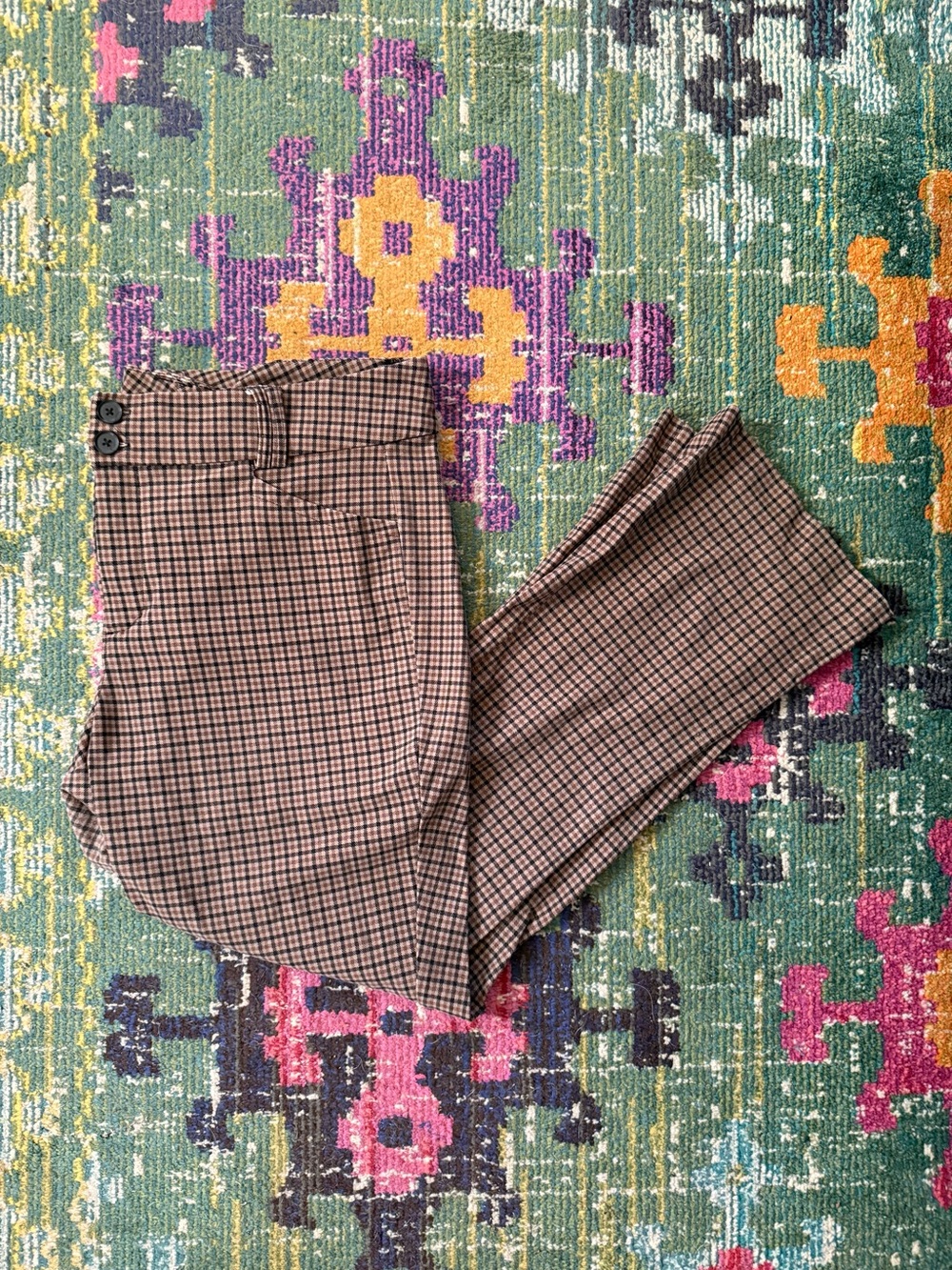 Brown Tweed Pants